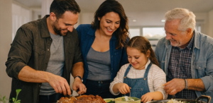 Cooking together in a short-let property - make sure your kitchen is ready